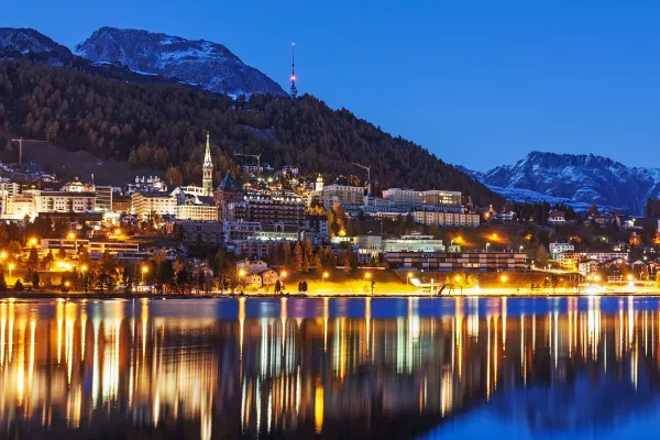 Lake Saint Moritz Switzerland